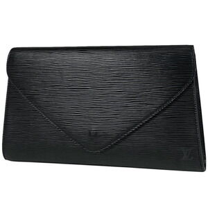 Louis Vuitton Art Deco Epi Clutch Bag Noir Black